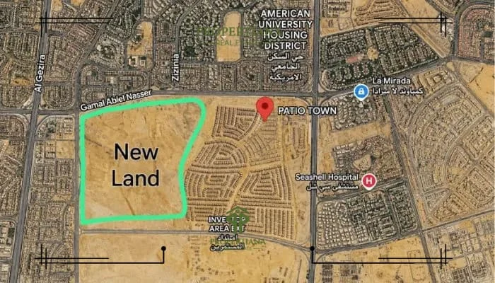 كمبوند الباتيو تاون سايد التجمع الخامس El Patio Townside
