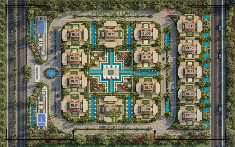 كمبوند رواق ريزيدنس التجمع الخامس Rewaq Residence