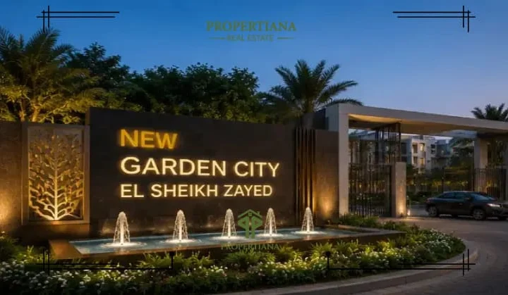 كمبوند نيو جاردن سيتي الشيخ زايد New Garden City