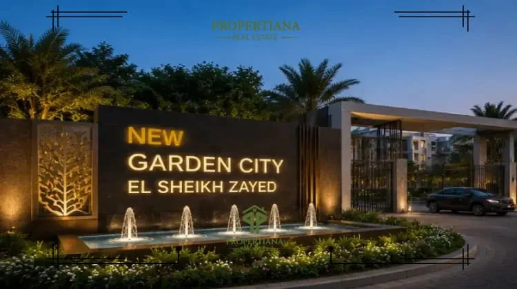 كمبوند نيو جاردن سيتي الشيخ زايد New Garden City