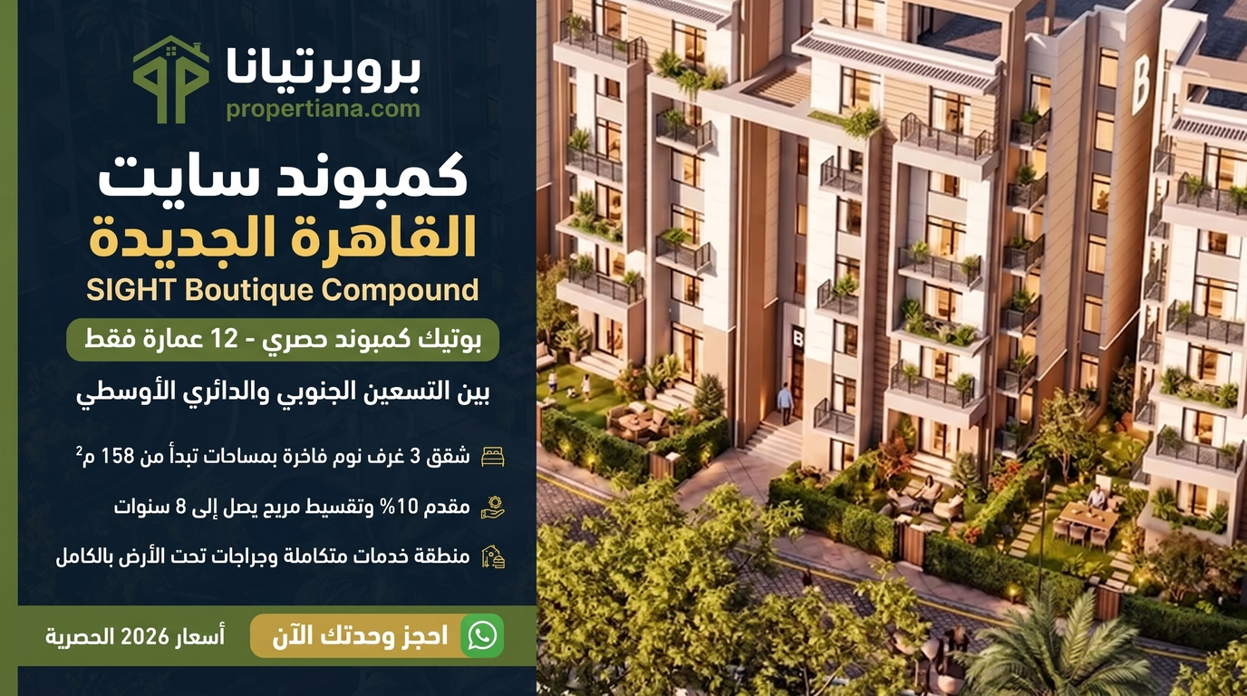 كمبوند سايت القاهرة الجديدة SIGHT Boutique